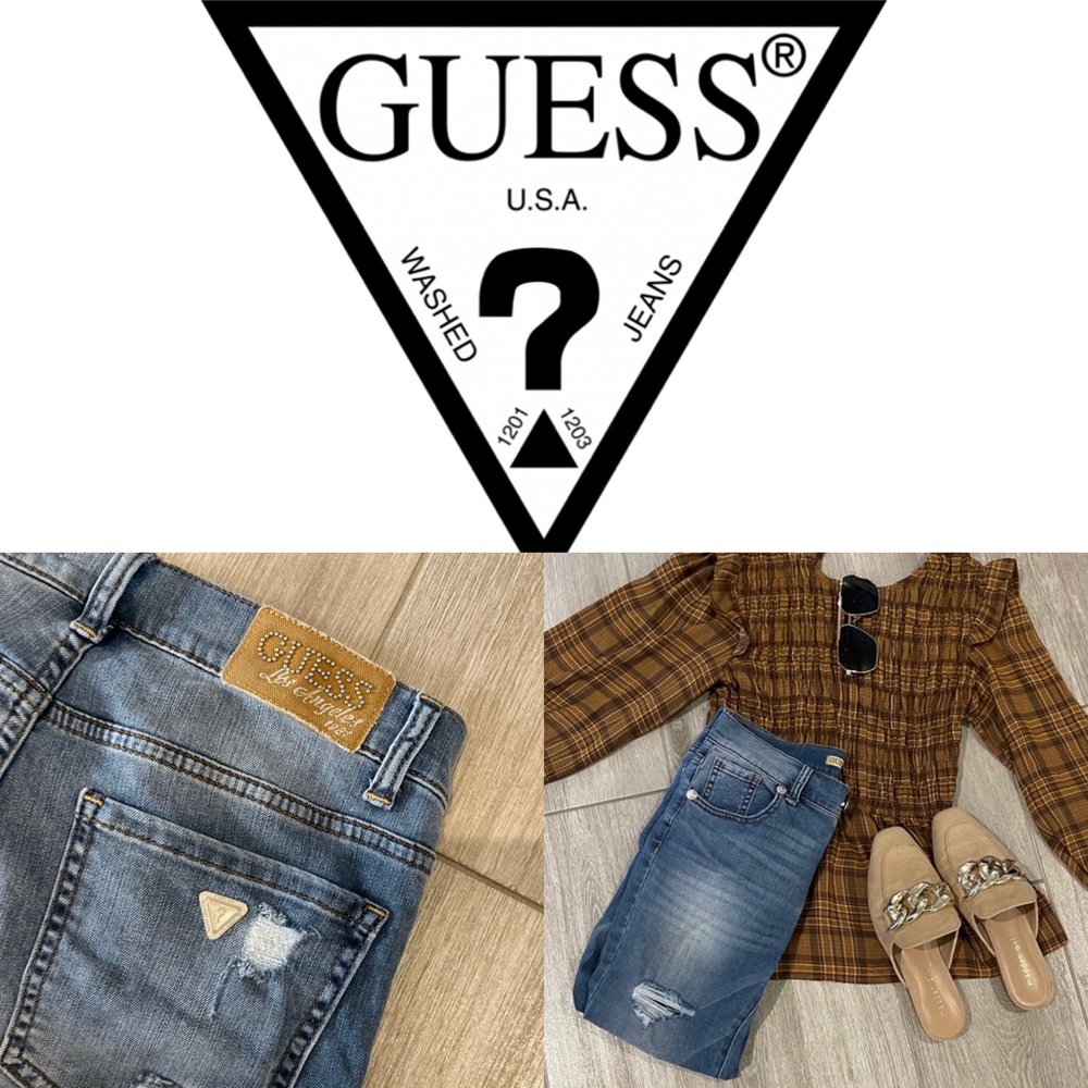 GUESS Ripped Skinny Jeans (Retail: $108.00)